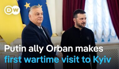 Hungary's Orban urges cease-fire on Kyiv visit but is Zelenskyy interested ? | DW News