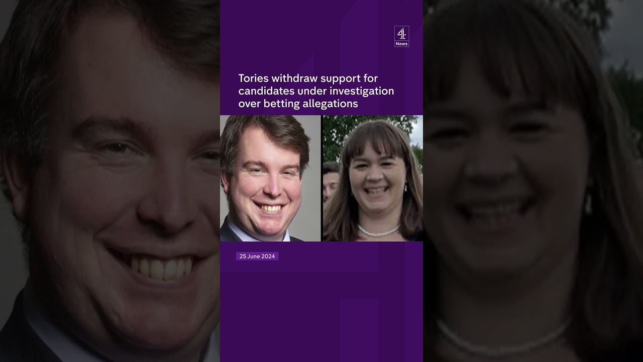Conservatives withdraw support for candidates under investigation over betting allegations