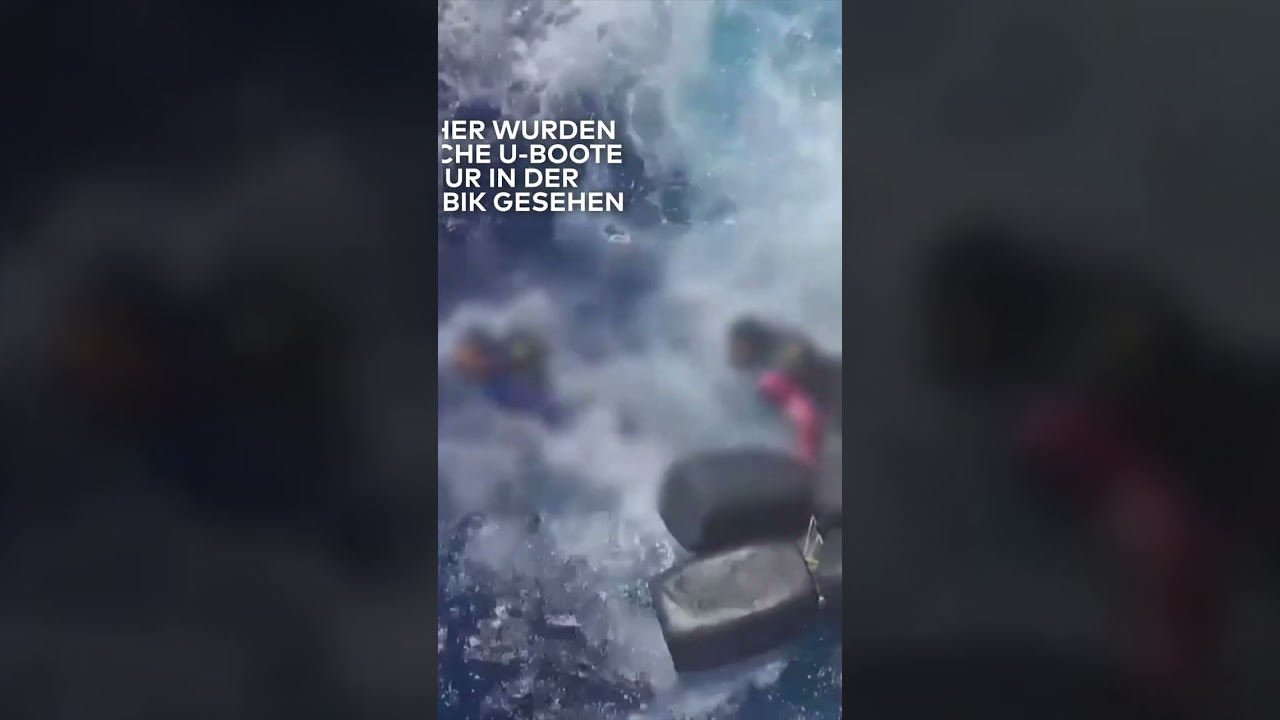 KRASSER DROGENFUND: Spanische Küstenwache entdeckt U-Boot voller Kokain | WELT #shorts