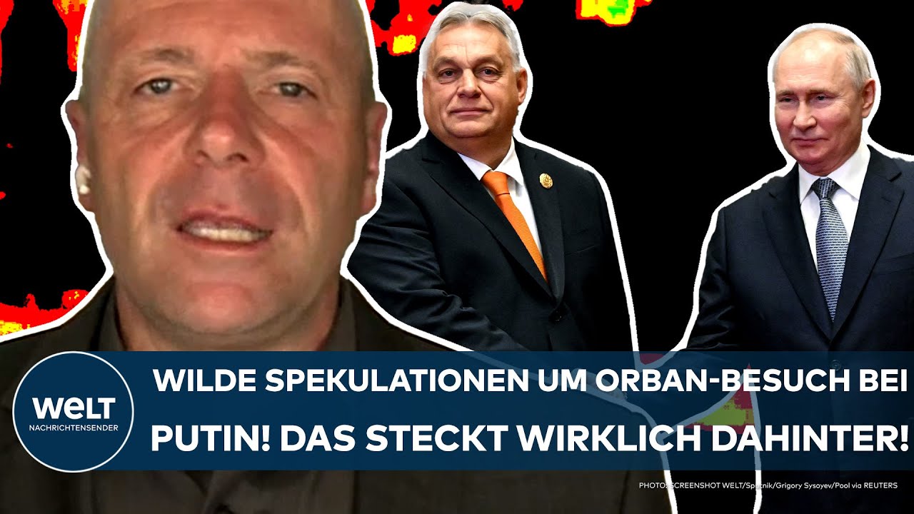 UKRAINE-KRIEG: Wilde Spekulationen um Besuch von Orban bei Putin! Das steckt wirklich dahinter