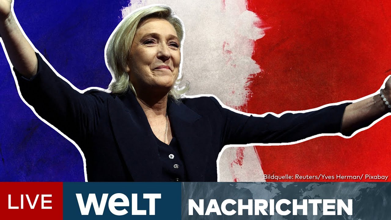 STICHWAHL IN FRANKREICH: Marine Le Pen will absolute Mehrheit im Parlament holen! | WELT NEWSSTREAM