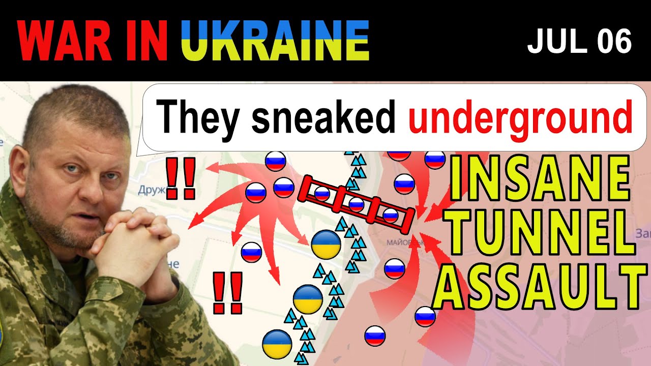 06 Jul: Tunnels of Terror: Russians BYPASS Defenses and ATTACK! | War in Ukraine Explained