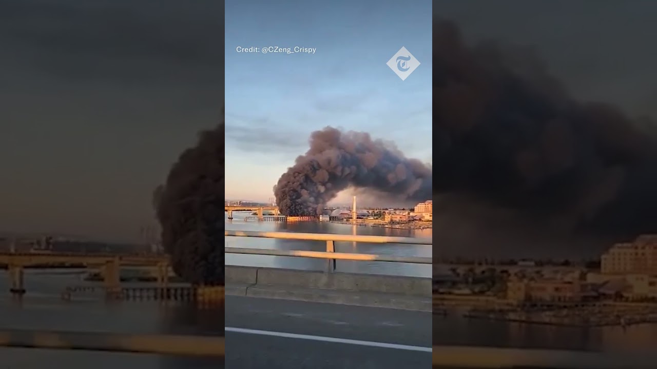 Huge fire burns decommissioned Vancouver rail bridge