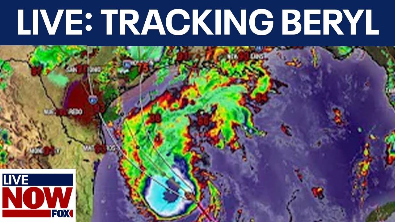 LIVE: Beryl storm reaches hurricane strength, tracks toward Texas | LiveNOW from FOX