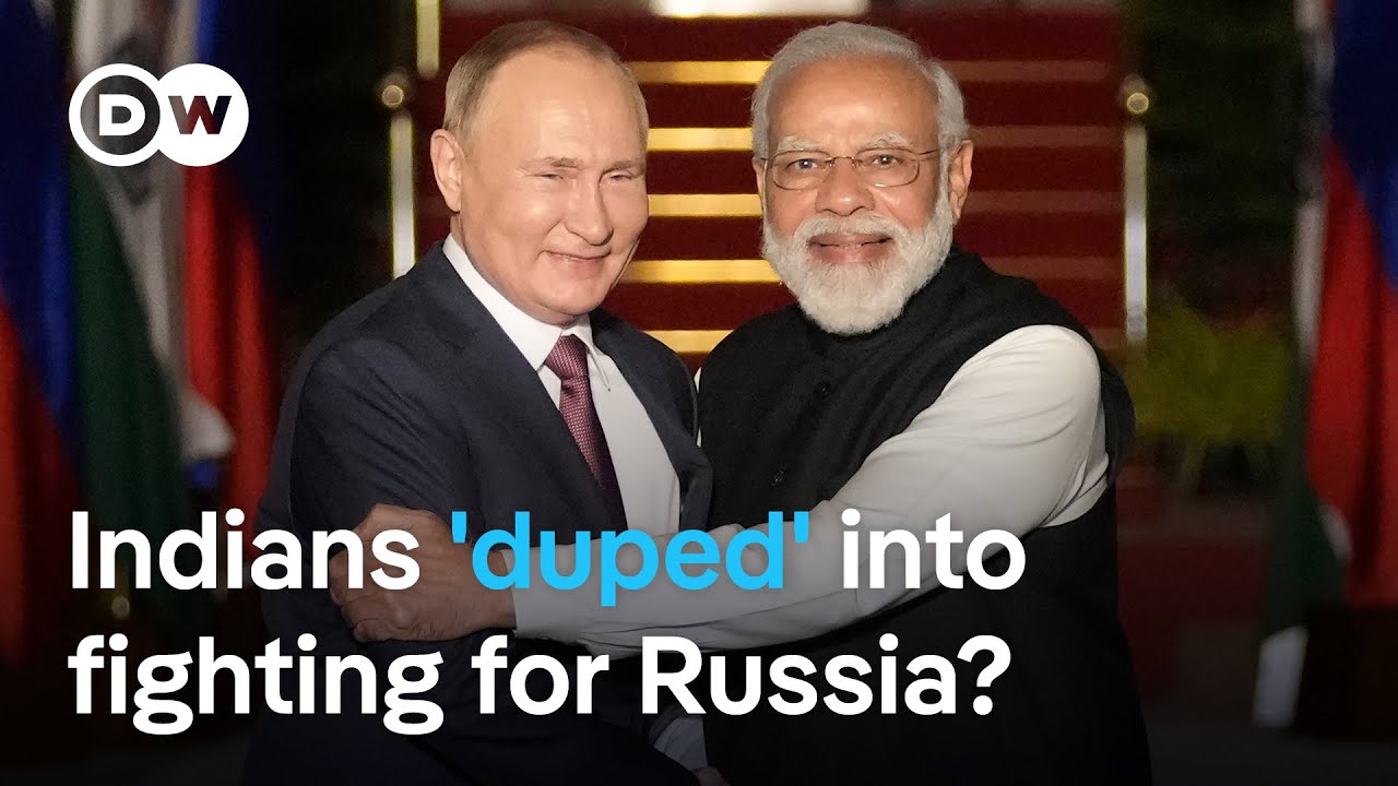 Modi to meet Putin as Indian men fight for Russia in Ukraine | DW News