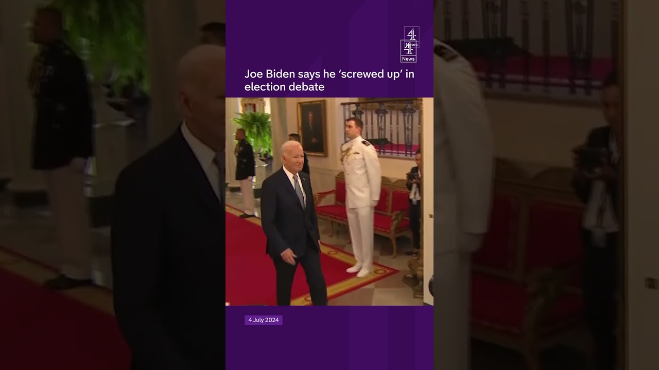Biden says he ‘screwed up’ debate