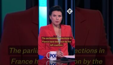 Russian media report on French election results