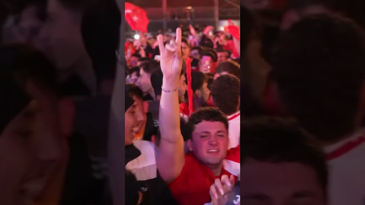 EM 2024: Eklat bei Türkei-Spiel! Demiral zeigt Wolfsgruß - das steckt dahinter! I WELT #shorts