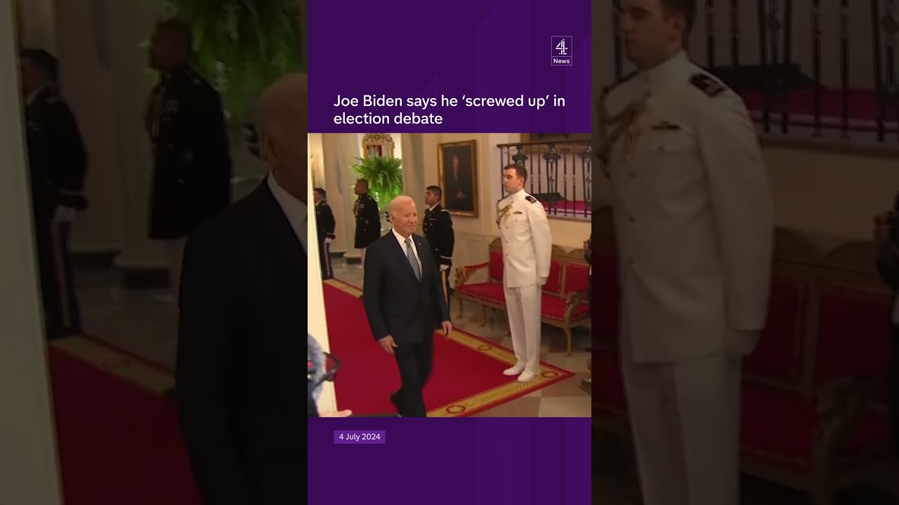 Biden says he ‘screwed up’ debate