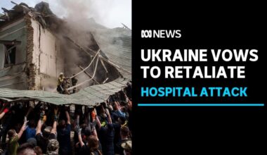 Ukraine vows to retaliate after Russia targeted a children's hospital in the capital Kyiv | ABC News