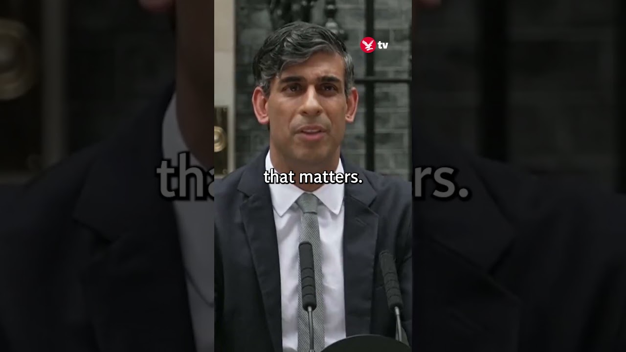 Rishi Sunak leaves Downing Street #news #politics #shorts