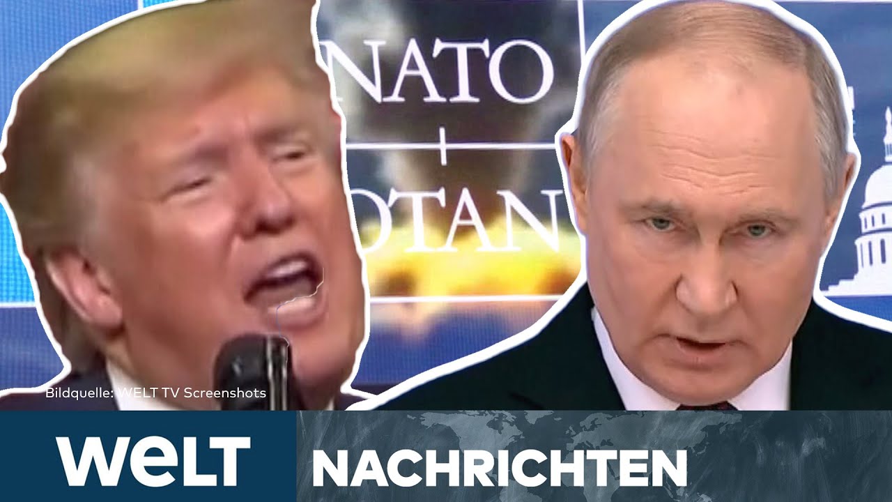 WASHINGTON: NATO-Gipfel berät über wirksame Abschreckung – Putin sendet blutige Grüße | WELT STREAM