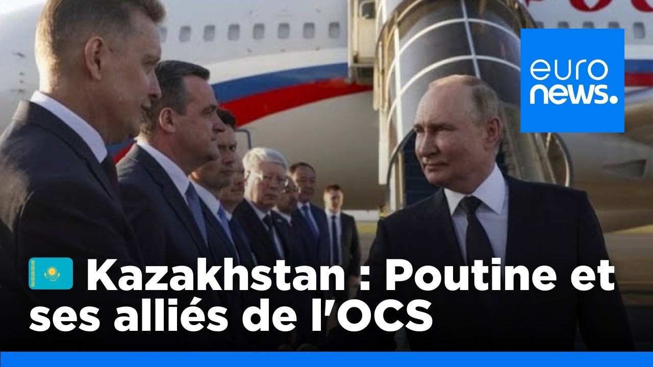 Au Kazakhstan, Vladimir Poutine retrouve ses alliés de l'OCS | euronews 🇫🇷