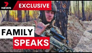 Queensland mother's warning after her son is killed in Russia-Ukraine war | 7NEWS