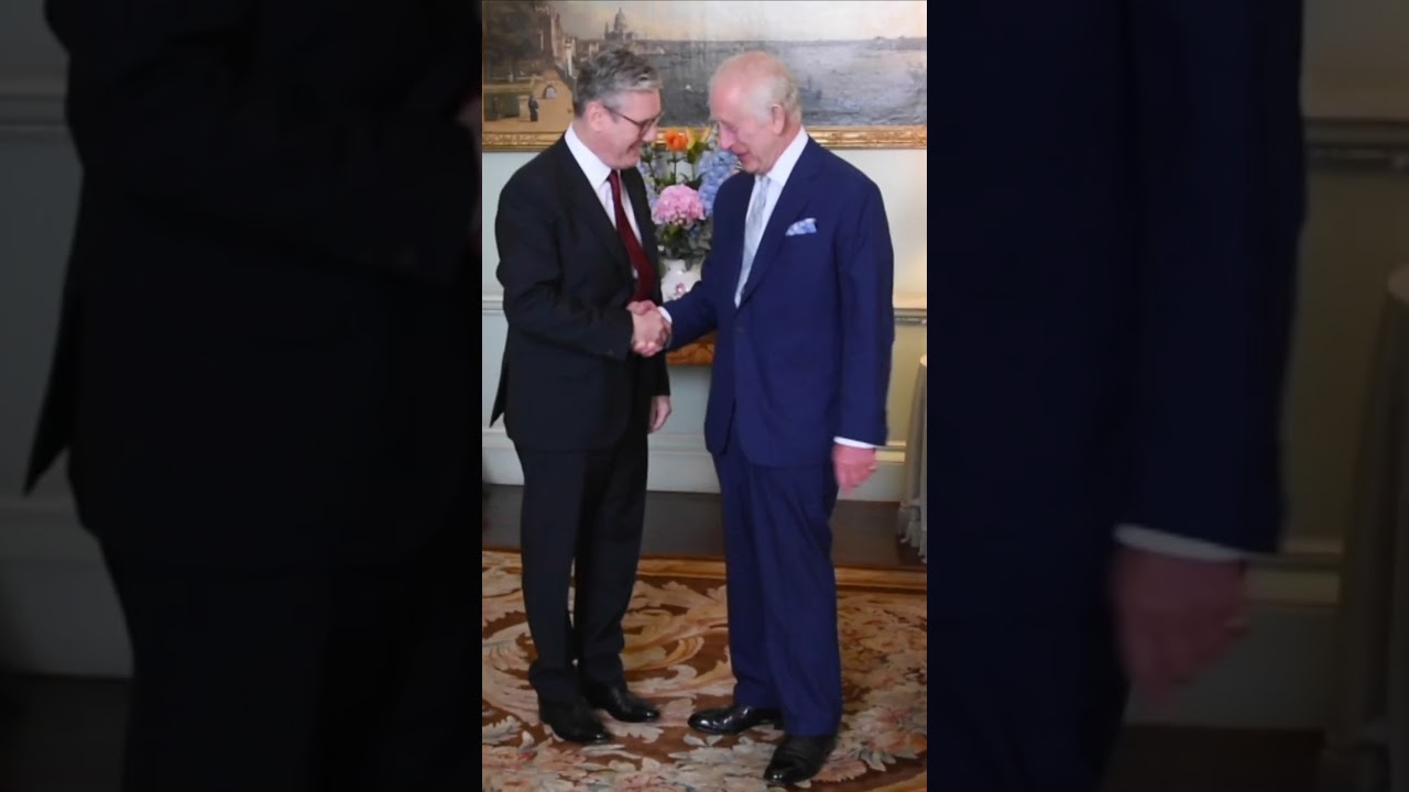 Sir Keir Starmer meets King Charles after Labour's landslide victory