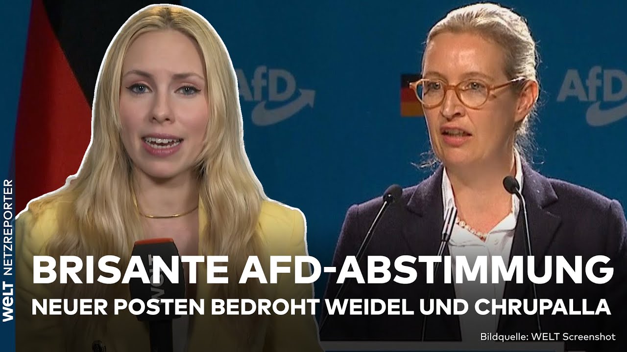 ESSEN: Sprengstoff für AfD? Parteitag stimmt zu Generalsekretär ab! Angriff auf Weidel und Chrupalla