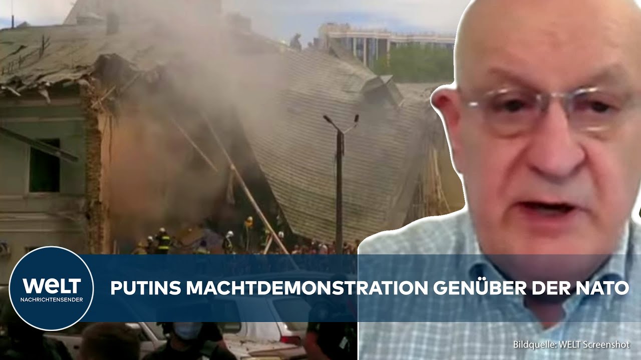 UKRAINE-KRIEG: Wladimir Putin demonstriert Russlands Macht gegenüber der NATO