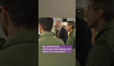 Prince William Reunites With His Flying Instructor on RAF Base Visit