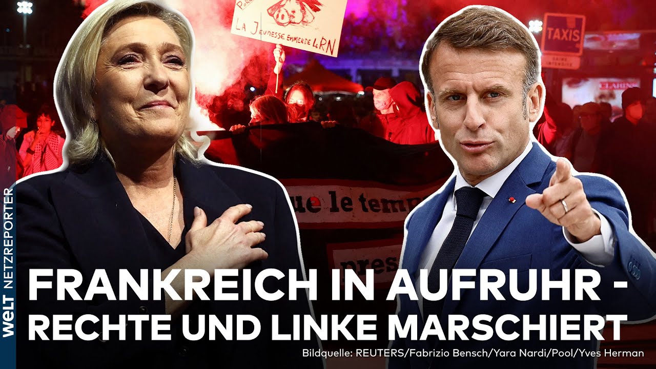 ZEITENWENDE IN FRANKREICH: Rechte Le Pen jubelt - "Macron hat hoch gepokert und verloren" | WELT