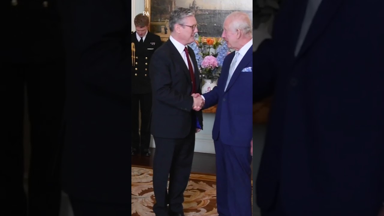 Sir Keir Starmer meets the King as he forms a new Government #thesun #election
