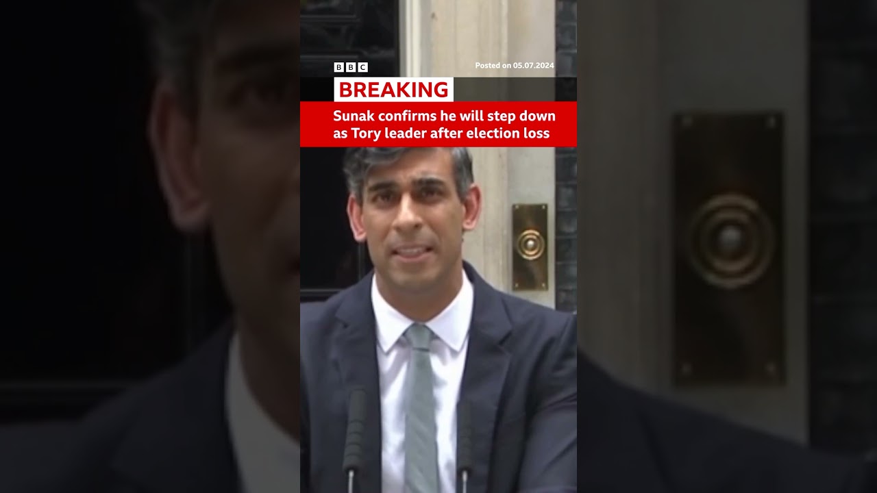 Rishi Sunak has been to Buckingham Palace to formally tell the King that he’s resigned as PM.