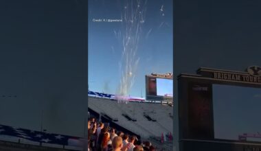 Moment fireworks misfire into crowd at Utah concert