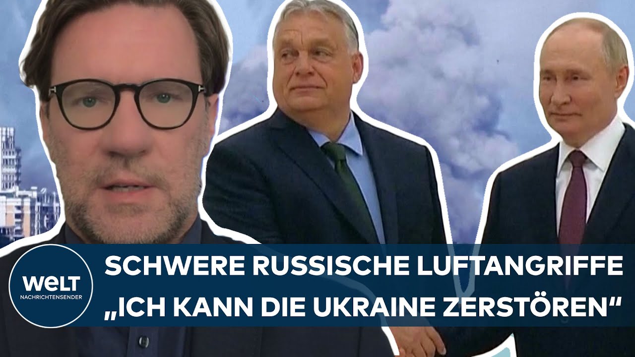 UKRAINE-KRIEG: Russischer Raketenregen! "Der Zusammenhang ist weniger der Besuch von Orban"