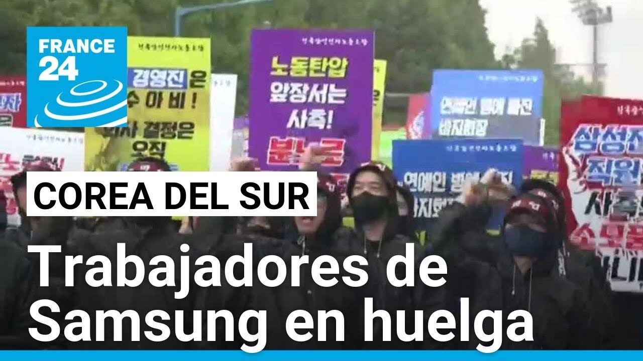 Corea del Sur: trabajadores de Samsung inician histórica huelga por mejores salarios • FRANCE 24