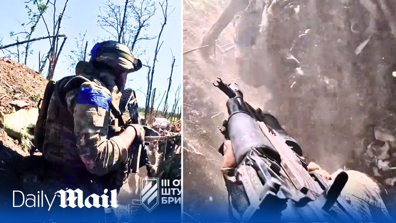 3rd Assault Brigade capture Russian trench in Kharkiv region