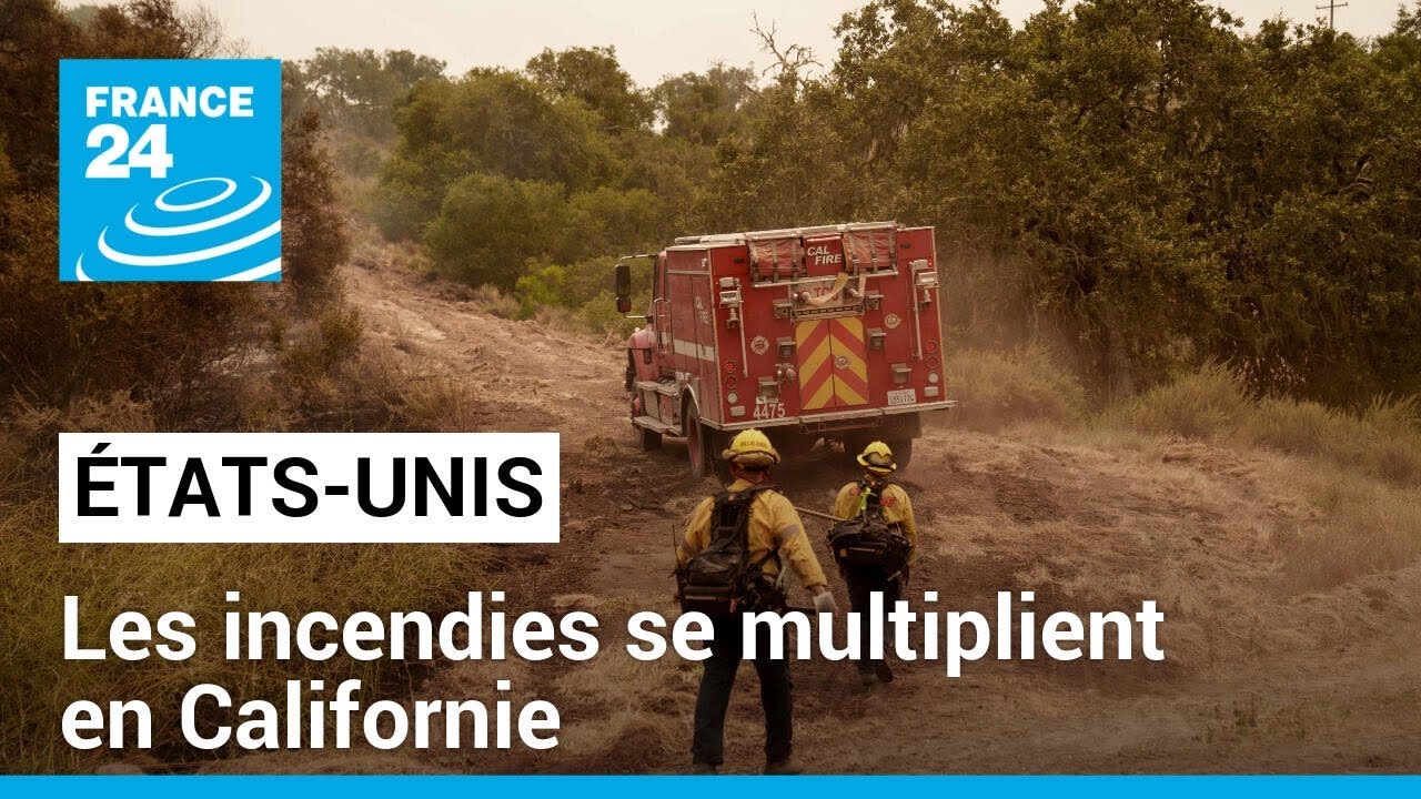 Les incendies se multiplient en Californie sur fond d'une sévère vague de chaleur • FRANCE 24