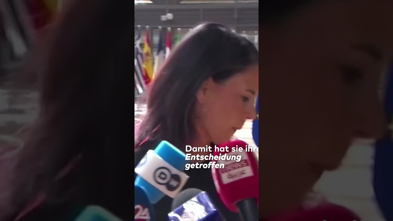 ANNALENA BAERBOCK: Rückzieher! Entscheidung löst Überraschung bei Grünen aus I WELT #shorts