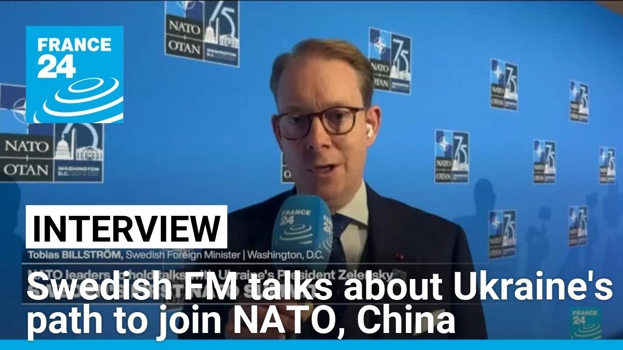 'Sweden joined NATO because of Russia's illegal invasion of Ukraine', Swedish Foreign Minister says