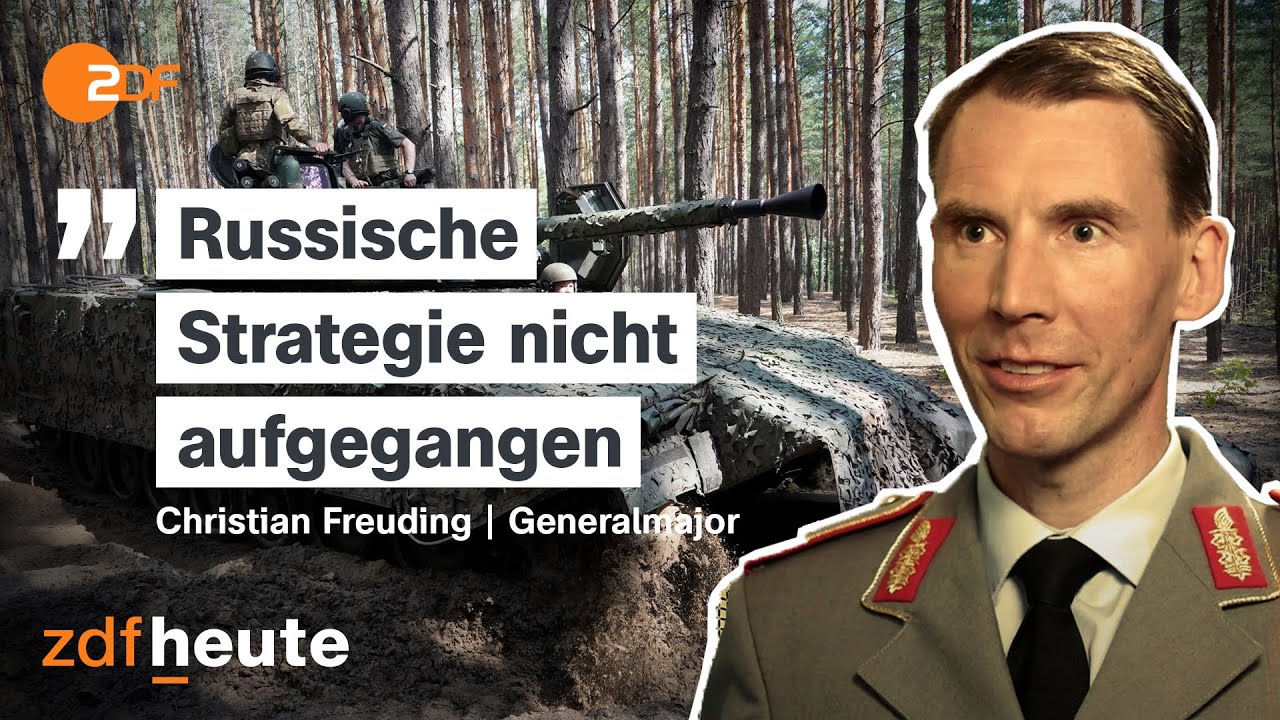 Russlands Offensive bei Charkiw gescheitert? General zur Lage in der Ukraine | ZDFheute live
