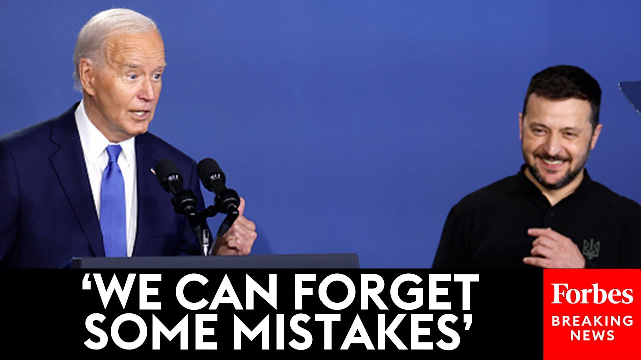 BREAKING NEWS: Ukraine President Zelenskyy Responds To Biden Calling Him Putin At NATO Summit