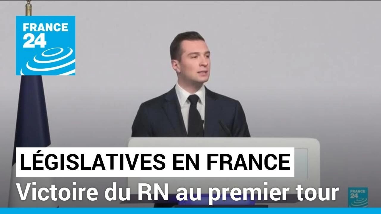 Les résultats du premier tour des législatives, un nouveau séisme en France • FRANCE 24