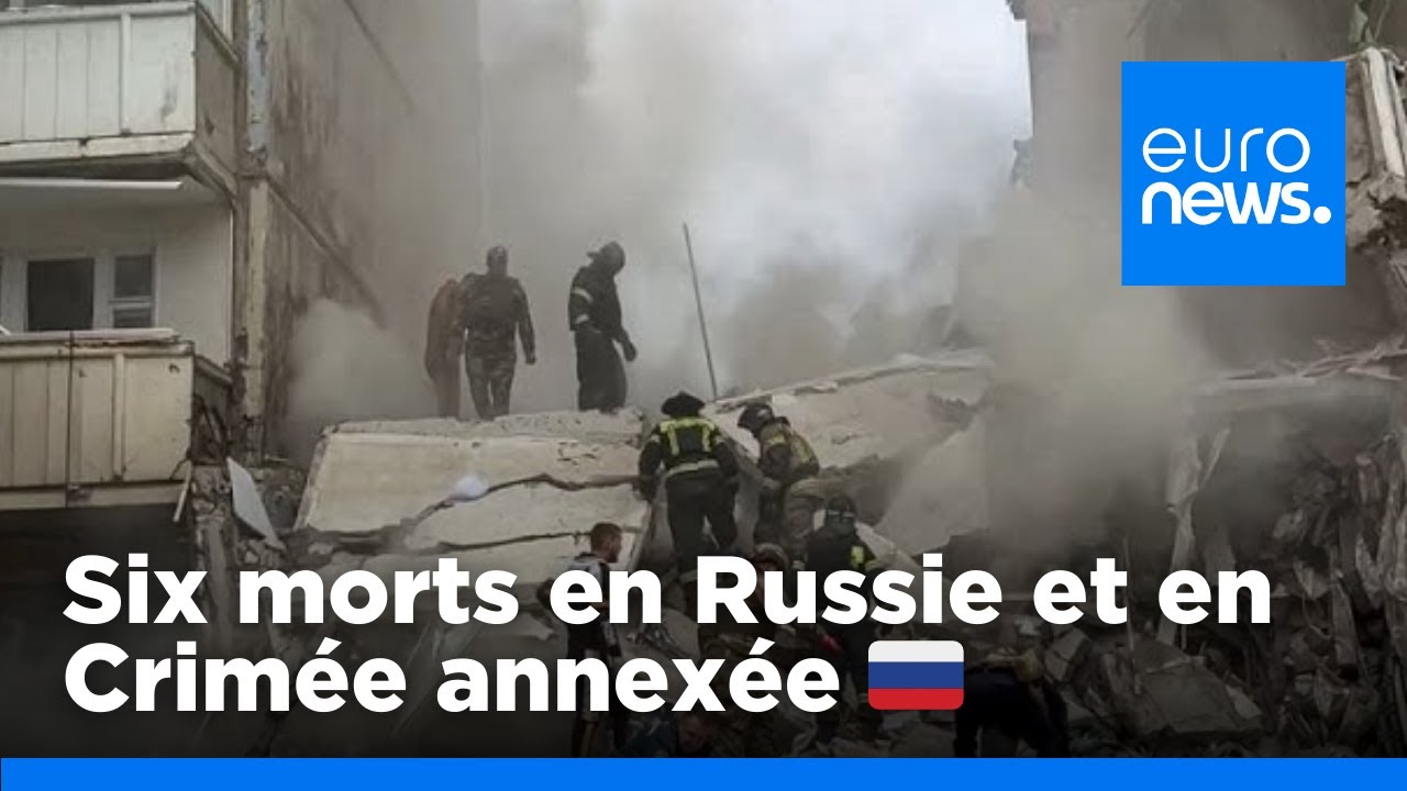 Frappes ukrainiennes tuent six personnes en Russie et en Crimée annexée, selon Moscou | euronews 🇫🇷