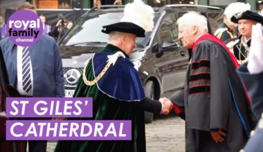 King and Queen Joined by Royals at Service Celebrating The Order of The Thistle