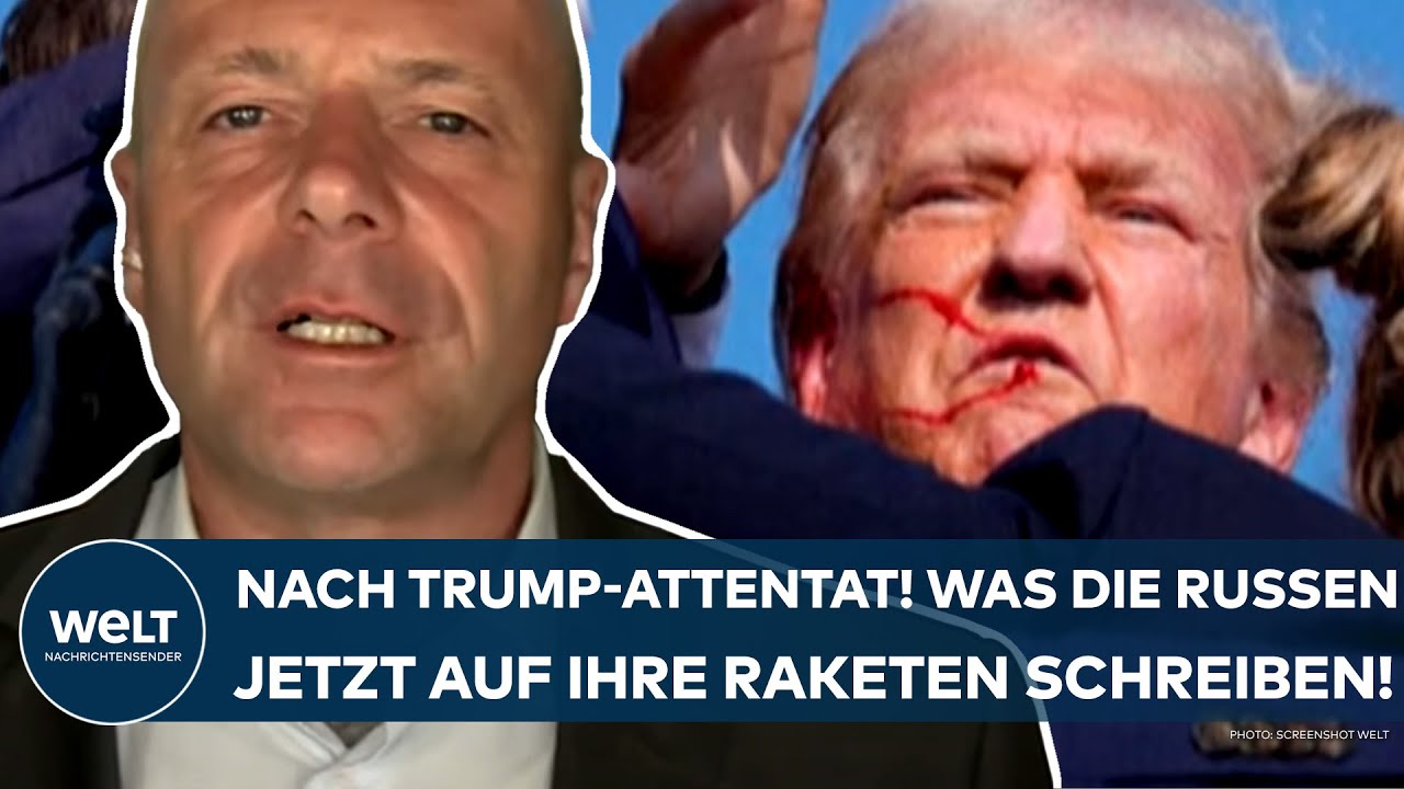 PUTINS KRIEG: "Sarkasmus!" Nach Trump-Attentat! Was die Russen jetzt auf ihre Raketen schreiben!