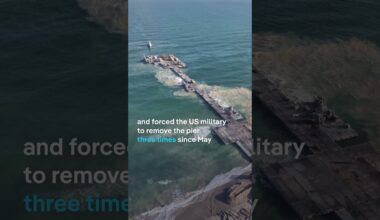 Gaza's floating pier to shut down, says US | DW News