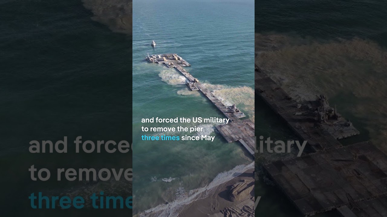 Gaza's floating pier to shut down, says US | DW News