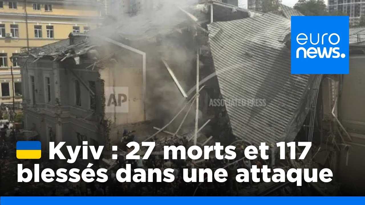 Kyiv : les opérations de secours se poursuivent après l'attaque meurtrière de la Russie | euronews🇫🇷