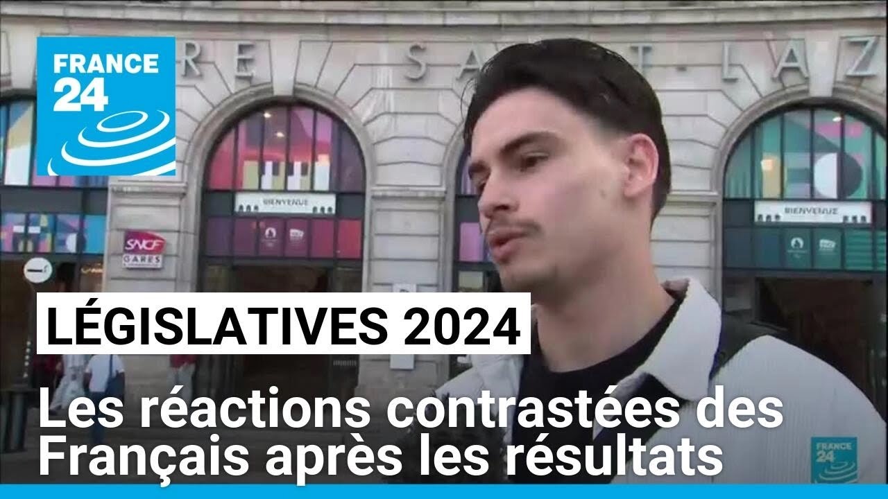Législatives : les réactions contrastées des Français après les résultats électoraux