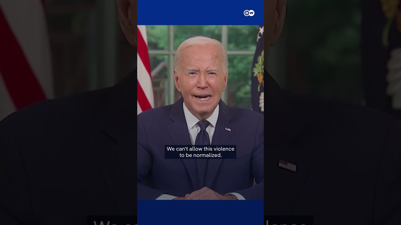 Biden after Trump rally shooting: 'It's time to cool down' | DW News