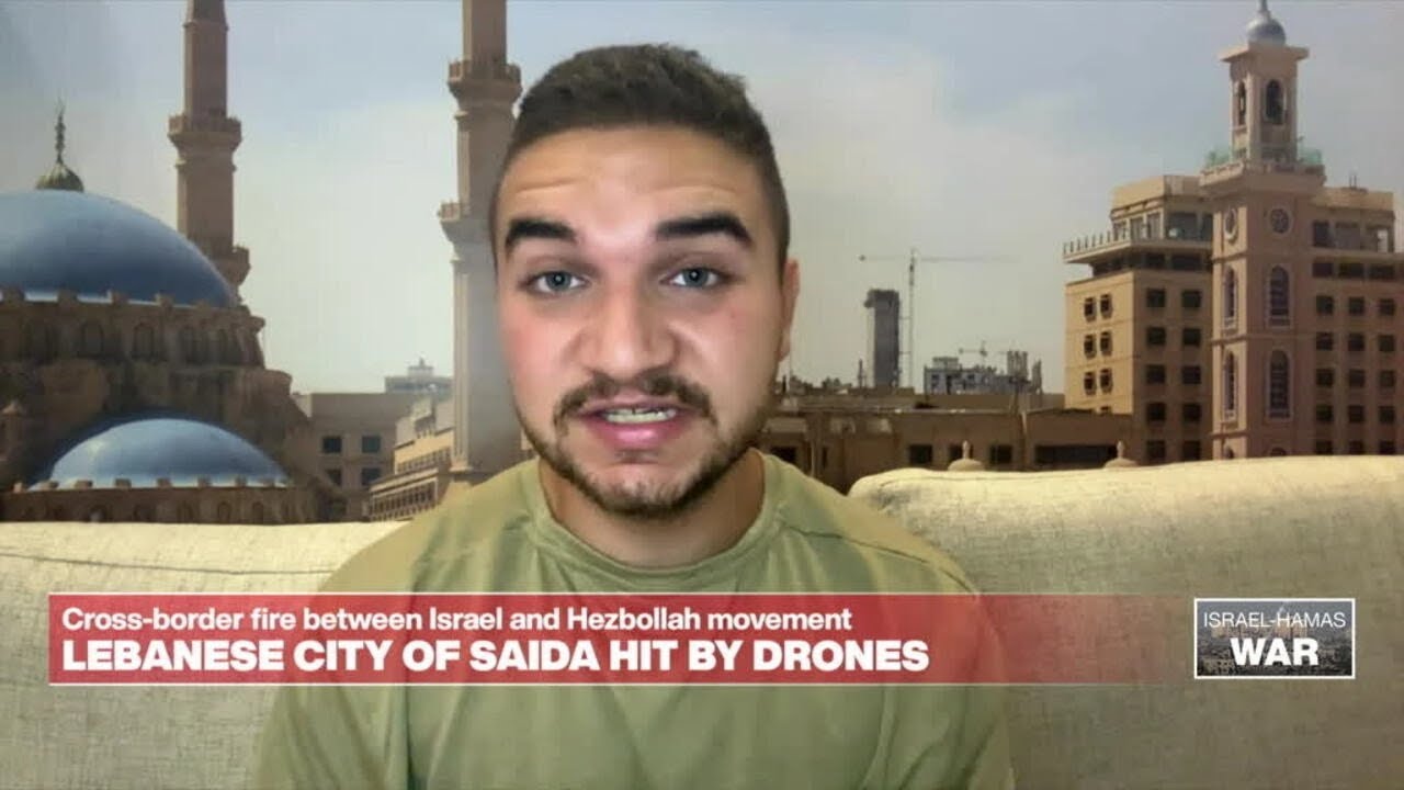 Israeli drone fires missiles in Lebanon’s third-largest city • FRANCE 24 English
