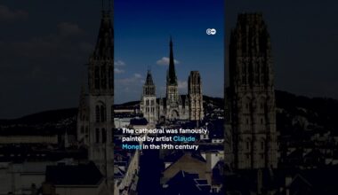 Fire in the spire of the cathedral in Rouen | DW News