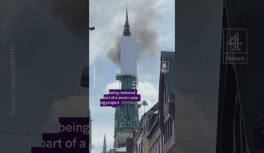 Rouen cathedral catches fire during renovations
