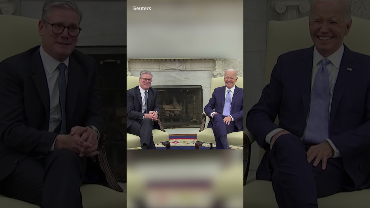 Keir Starmer tells Biden ‘football’s coming home’ during White House meeting after England victory