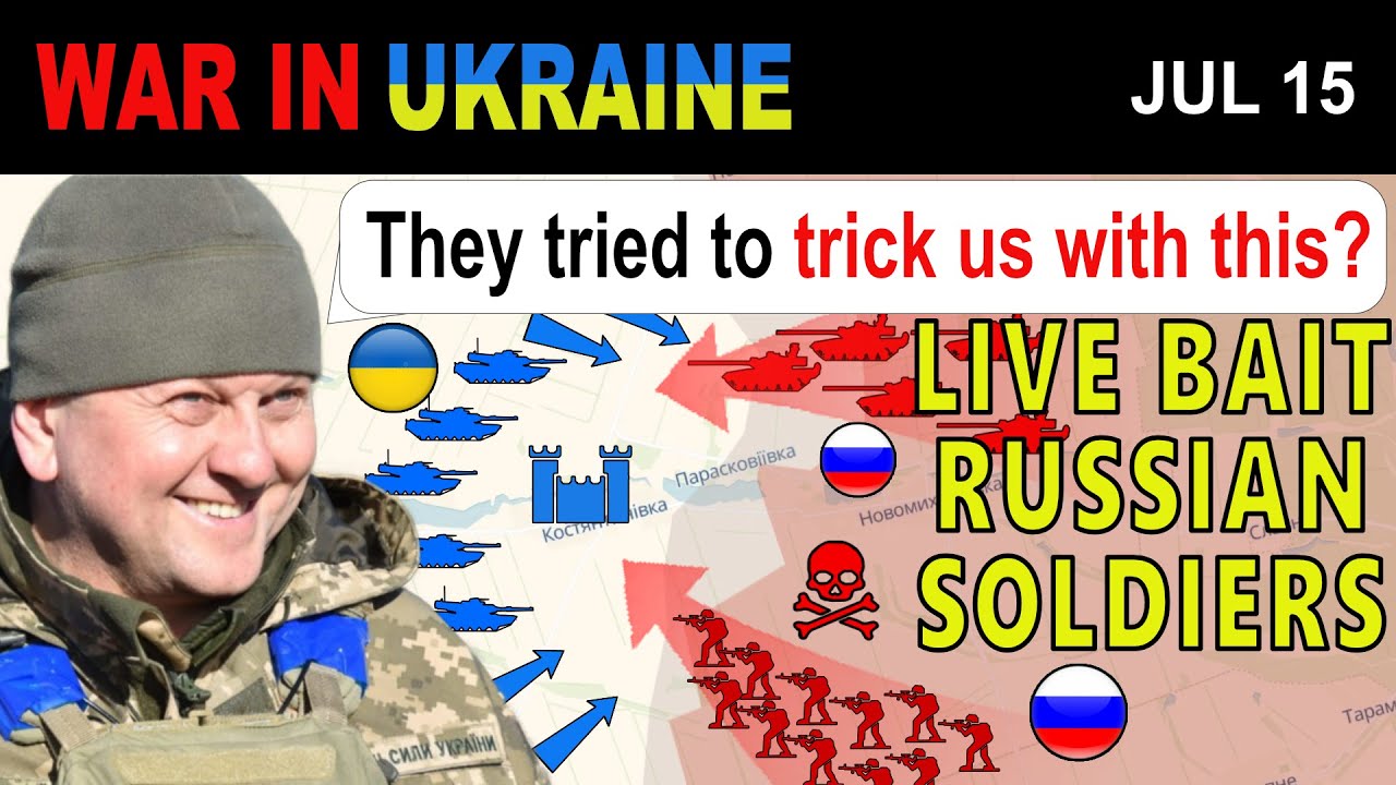 15 Jul: Epic Fail. Russians SEND 100 MEN TO THEIR GRAVES AS A DECOY IN VAIN. | War in Ukraine