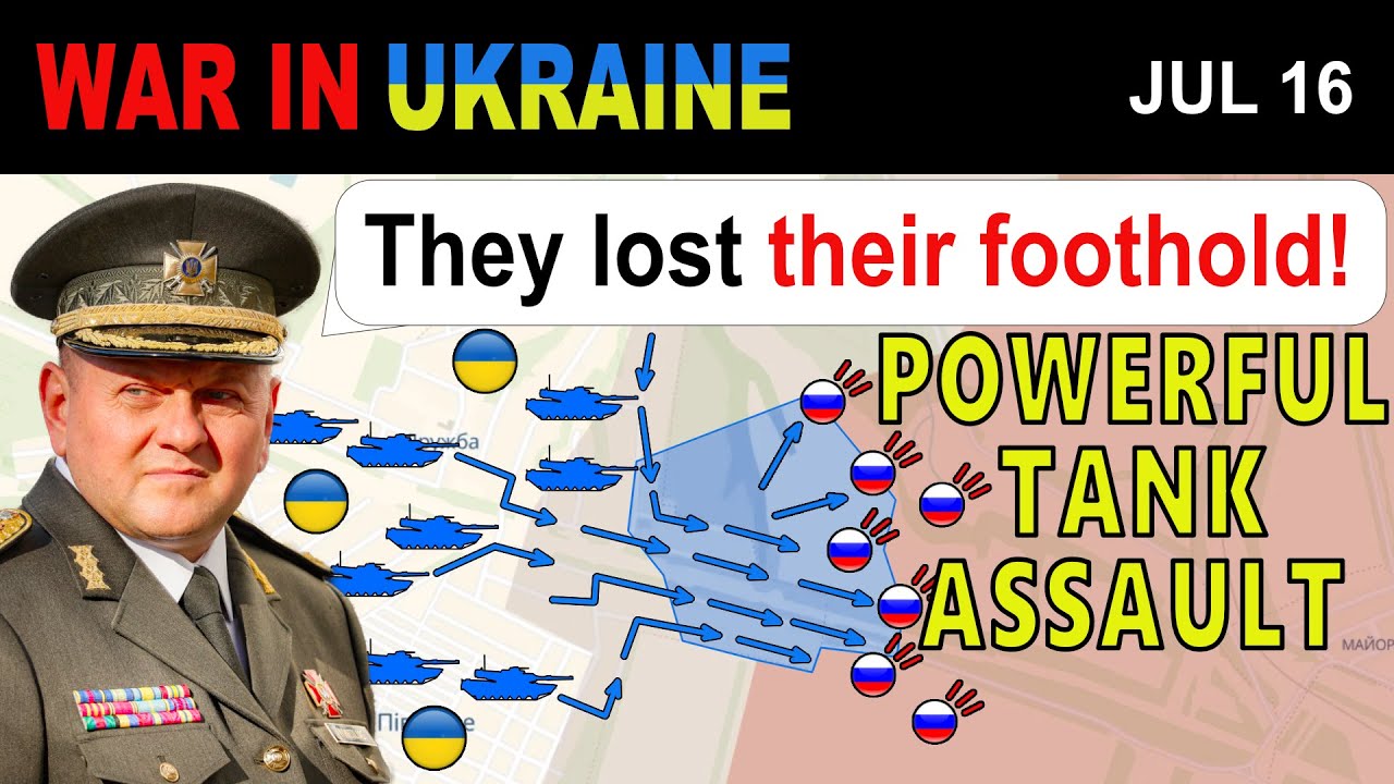 16 Jul: Elite Ukrainian Armor Units ROLL OVER Russian Positions! | War in Ukraine Explained