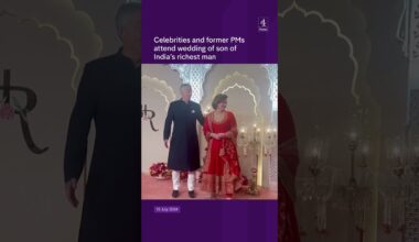 Former PMs attend £462 million Indian wedding